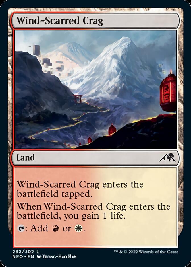 Wind-Scarred Crag [Kamigawa: Neon Dynasty] | Good Games Morley
