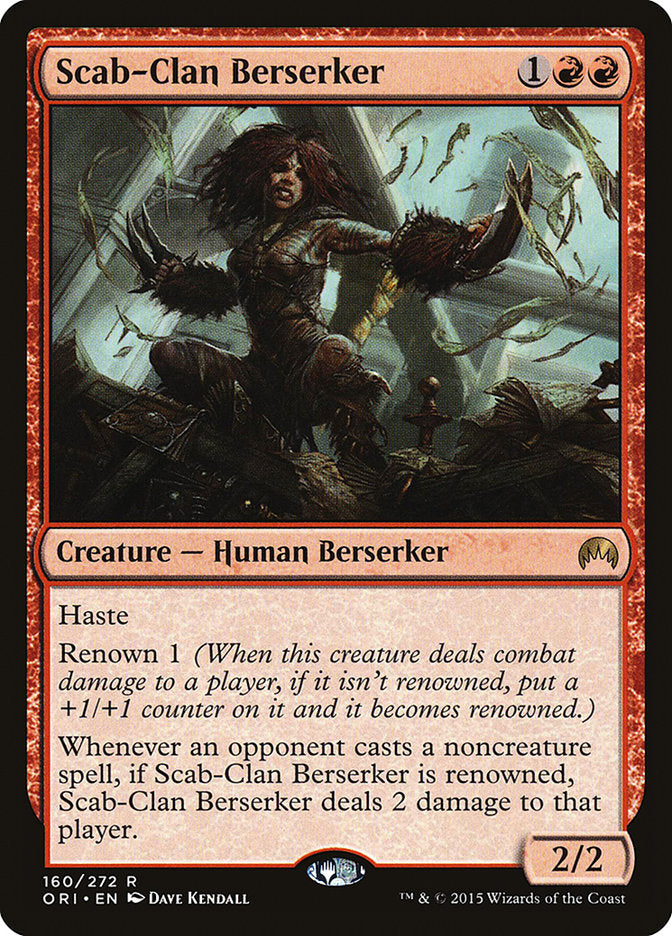 Scab-Clan Berserker 160/272 (Magic Origins)  | Good Games Morley