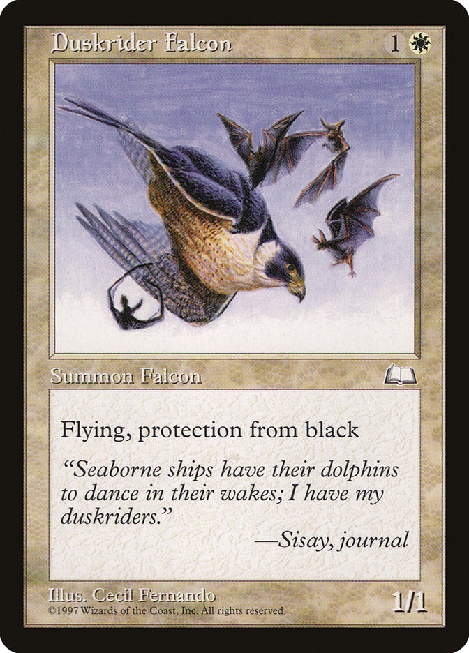 Duskrider Falcon 12/167 (Weatherlight)  | Good Games Morley