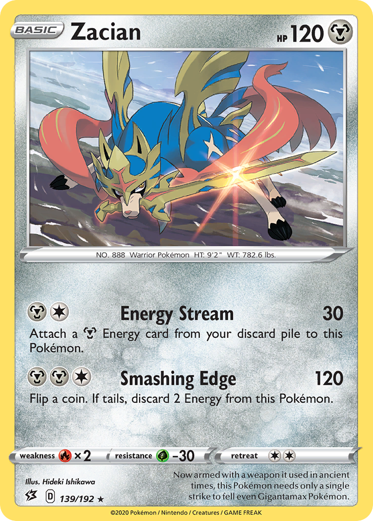 Zacian (139/192) [Sword & Shield: Rebel Clash] | Good Games Morley