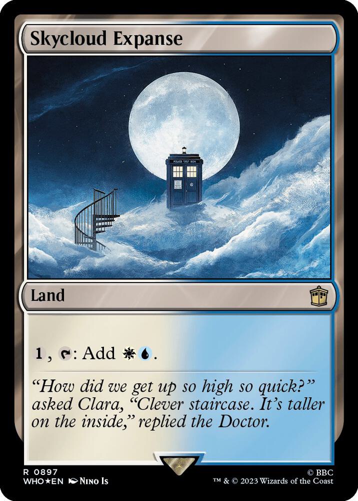 Skycloud Expanse 897 (Universes Beyond: Doctor Who)  - Surge Foil | Good Games Morley