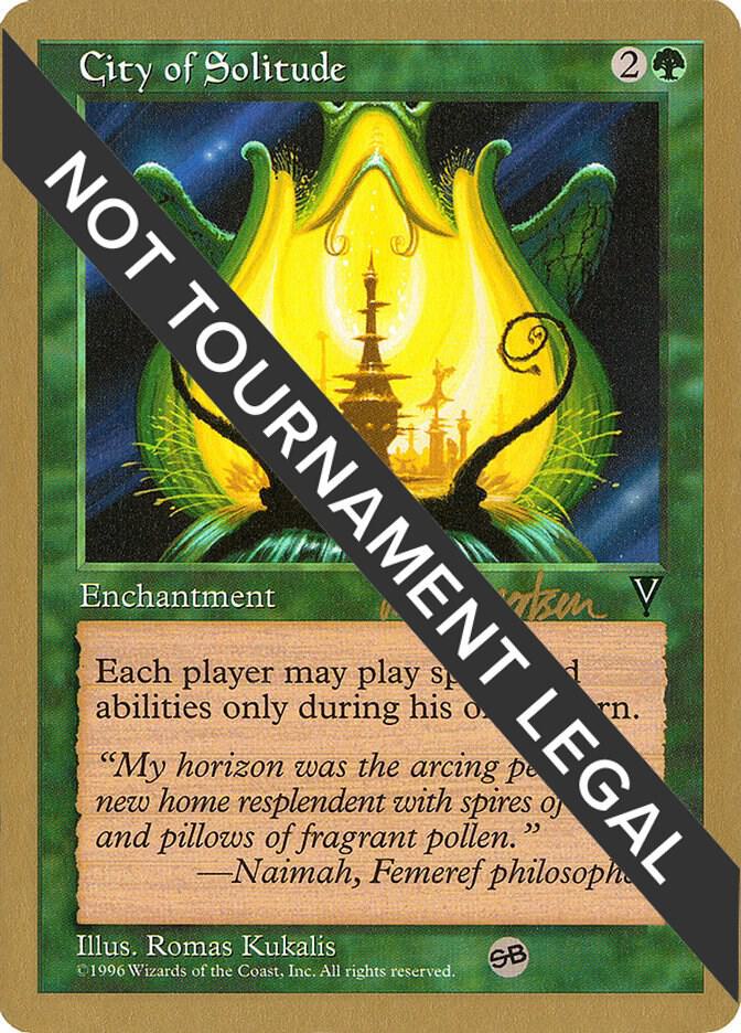 City of Solitude 1997 Svend Geertsen VIS SB sg102sb/131 (World Championship Decks)  | Good Games Morley