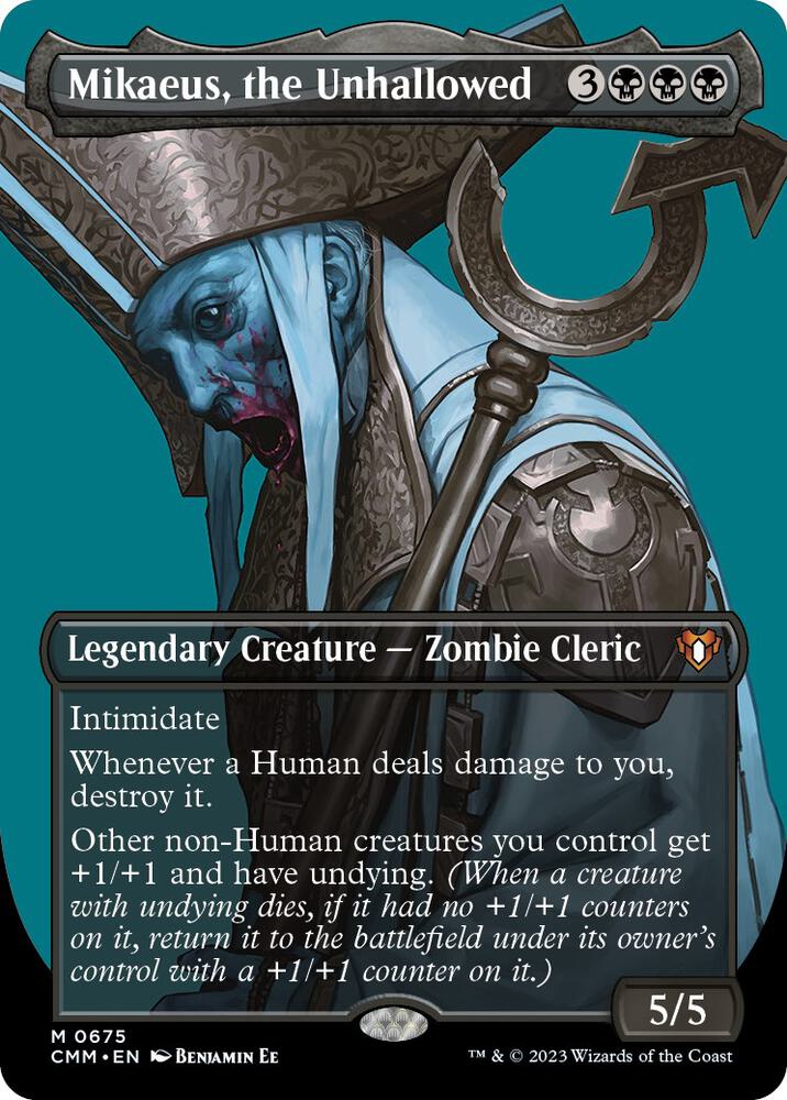 Mikaeus, the Unhallowed 675/451 (Commander Masters)  - Borderless Foil | Good Games Morley