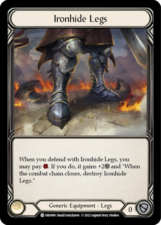 Ironhide Legs [DRO008] (Uprising Dromai Blitz Deck) | Good Games Morley