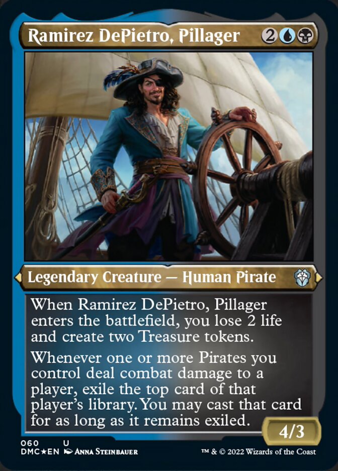 Ramirez DePietro, Pillager (Foil Etched) [Dominaria United Commander] | Good Games Morley