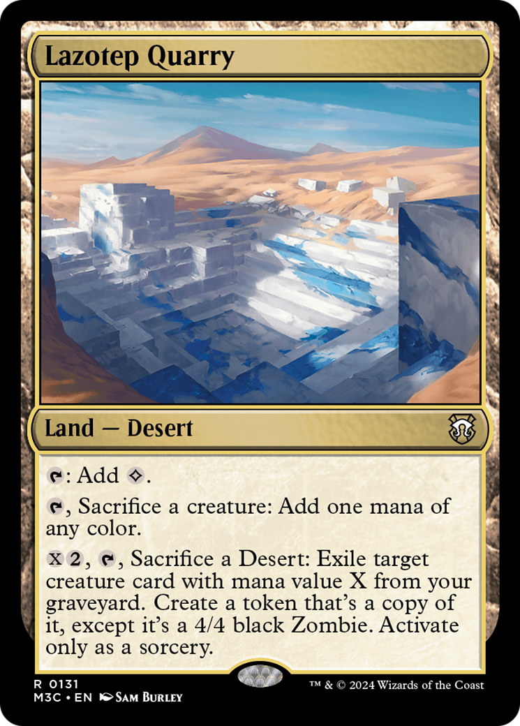 Lazotep Quarry (Extended Art) [Modern Horizons 3 Commander] | Good Games Morley