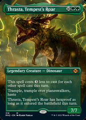 Thrasta, Tempest's Roar (Borderless Alternate Art) [Modern Horizons 2] | Good Games Morley