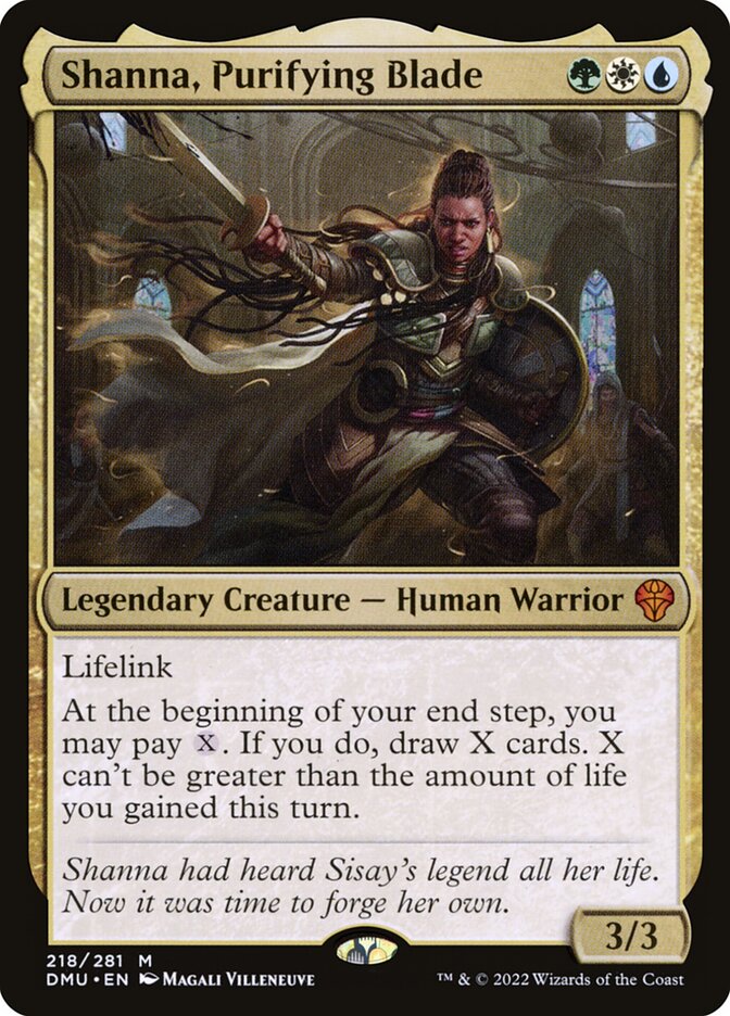 Shanna, Purifying Blade 218 (Dominaria United)  - Foil | Good Games Morley