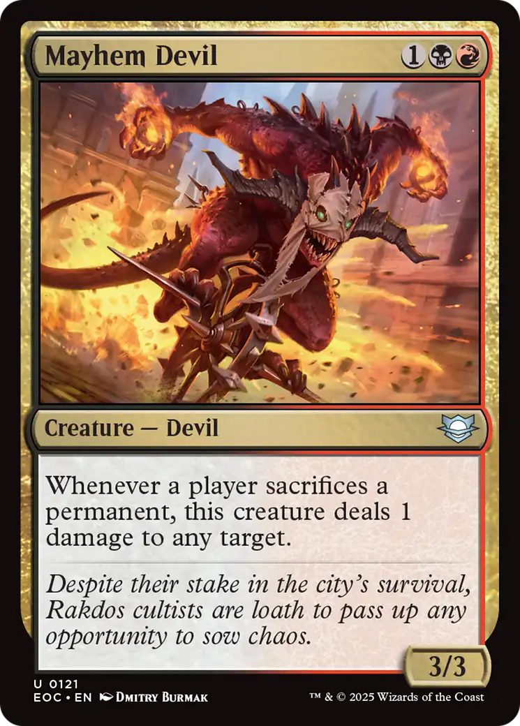 Mayhem Devil [Edge of Eternities Commander] | Good Games Morley