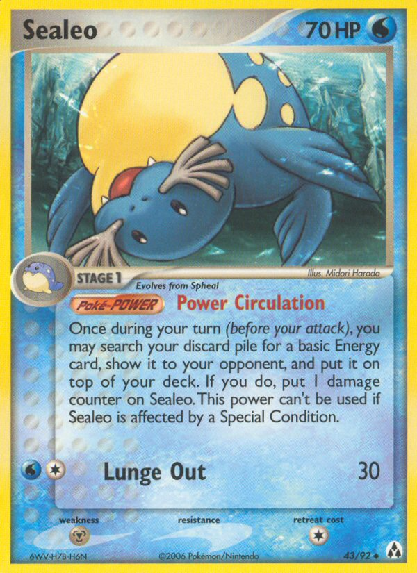 Sealeo (43/92) [EX: Legend Maker] | Good Games Morley