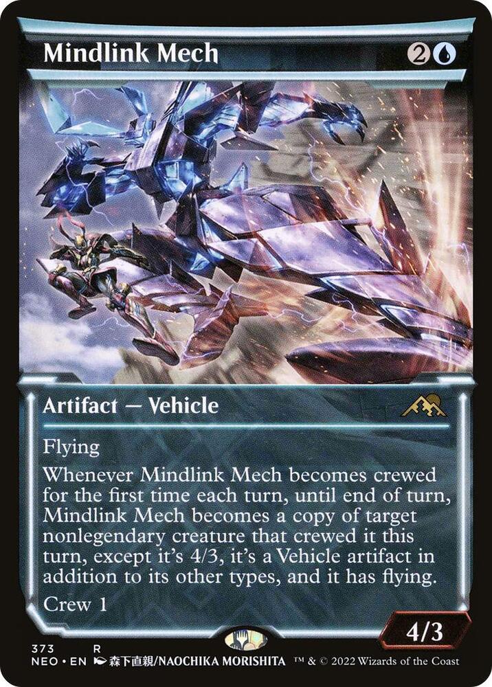 Mindlink Mech 373/302 (Kamigawa: Neon Dynasty)  - Showcase | Good Games Morley