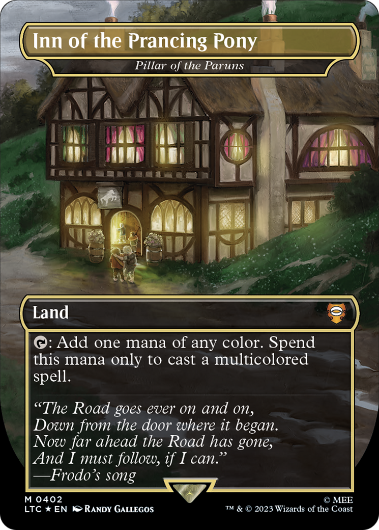 Inn of the Prancing Pony - Pillar of the Paruns (Surge Foil Realms and Relics) [The Lord of the Rings: Tales of Middle-Earth Commander] | Good Games Morley
