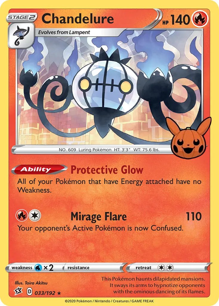 Chandelure (033/192) [Trick or Trade] | Good Games Morley