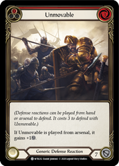 Unmovable (Red) [U-WTR212] (Welcome to Rathe Unlimited)  Unlimited Rainbow Foil | Good Games Morley