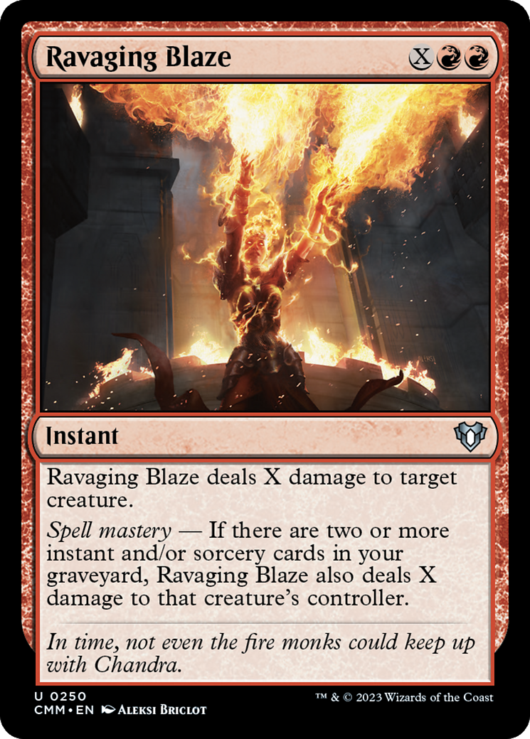 Ravaging Blaze [Commander Masters] | Good Games Morley