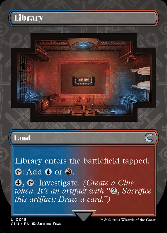 Library 18 (Ravnica: Clue Edition)  - Borderless | Good Games Morley