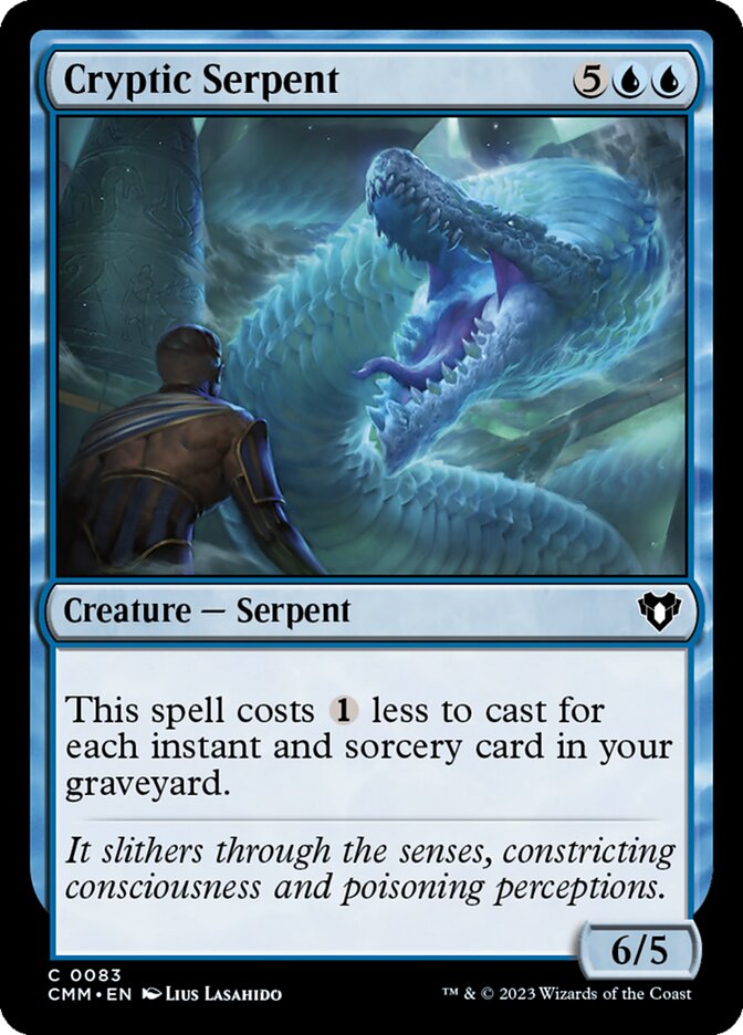 Cryptic Serpent 83/451 (Commander Masters)  | Good Games Morley
