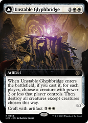 Unstable Glyphbridge // Sandswirl Wanderglyph (Extended Art) [The Lost Caverns of Ixalan] | Good Games Morley