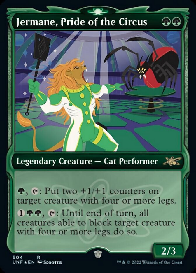 Jermane, Pride of the Circus (Showcase) (Galaxy Foil) [Unfinity] | Good Games Morley