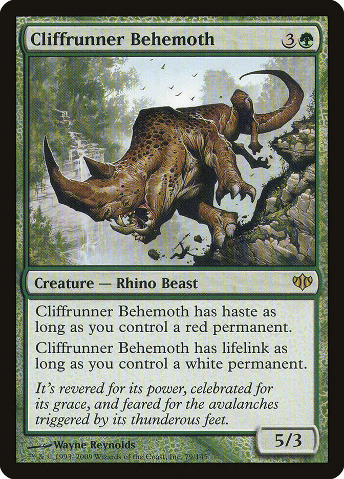 Cliffrunner Behemoth 79/145 (Conflux)  | Good Games Morley