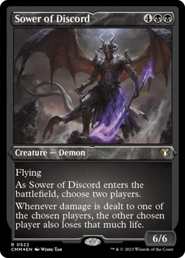 Sower of Discord (Foil Etched) [Commander Masters] | Good Games Morley