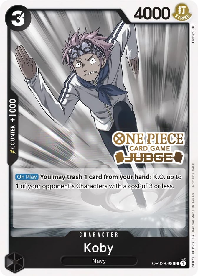 Koby (Judge) [One Piece Promotion Cards] | Good Games Morley