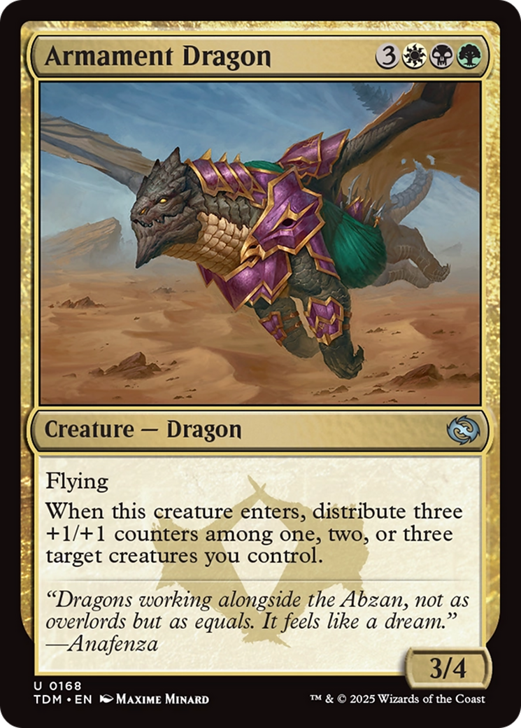 Armament Dragon [Tarkir: Dragonstorm] | Good Games Morley