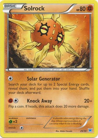 Solrock (26/30) [XY: Trainer Kit 2 - Latios] | Good Games Morley