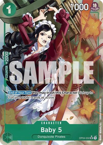 Baby 5 OP04-032 (Premium Booster -The Best-)  - Full Art Foil | Good Games Morley