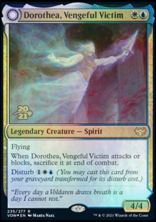 Dorothea, Vengeful Victim // Dorothea's Retribution [Innistrad: Crimson Vow Prerelease Promos] | Good Games Morley