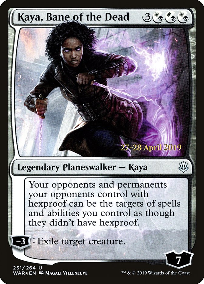 Kaya, Bane of the Dead [War of the Spark Prerelease Promos] | Good Games Morley