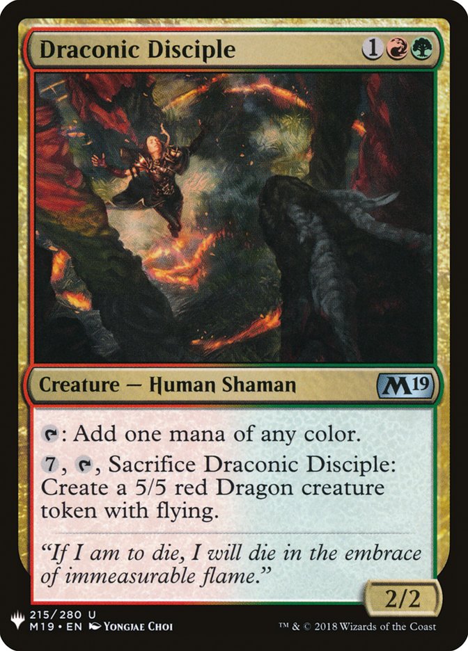 Draconic Disciple [Mystery Booster] | Good Games Morley