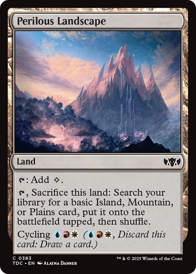 Perilous Landscape [Tarkir: Dragonstorm Commander] | Good Games Morley