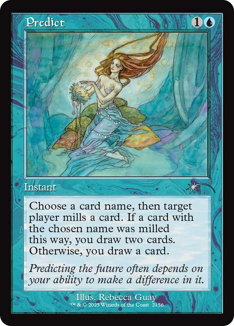 Predict (Retro Frame) [Secret Lair Drop Series] | Good Games Morley
