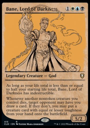 Bane, Lord of Darkness (Showcase) [Commander Legends: Battle for Baldur's Gate] | Good Games Morley