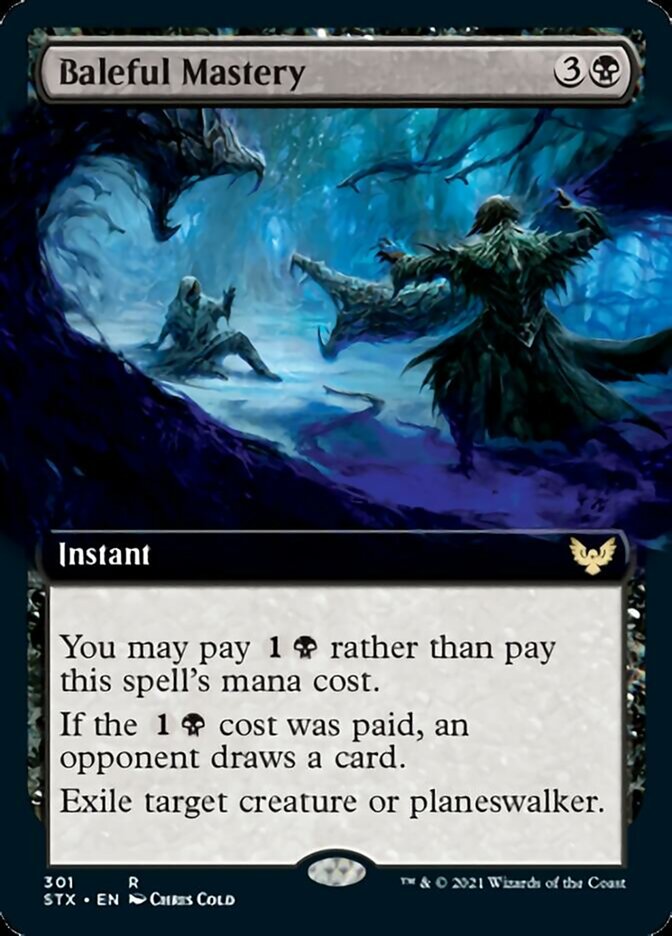 Baleful Mastery (Extended Art) [Strixhaven: School of Mages] | Good Games Morley