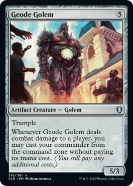 Geode Golem 316 (Commander Legends: Battle for Baldur's Gate)  | Good Games Morley