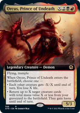 Orcus Prince of Undeath Extended Art 388 (Adventures in the Forgotten Realms)  | Good Games Morley
