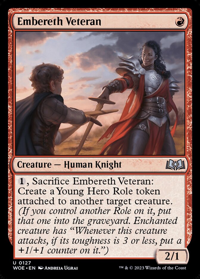 Embereth Veteran 127/276 (Wilds of Eldraine)  - Foil | Good Games Morley