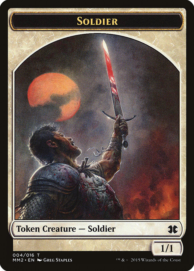 Soldier Token [Modern Masters 2015 Tokens] | Good Games Morley