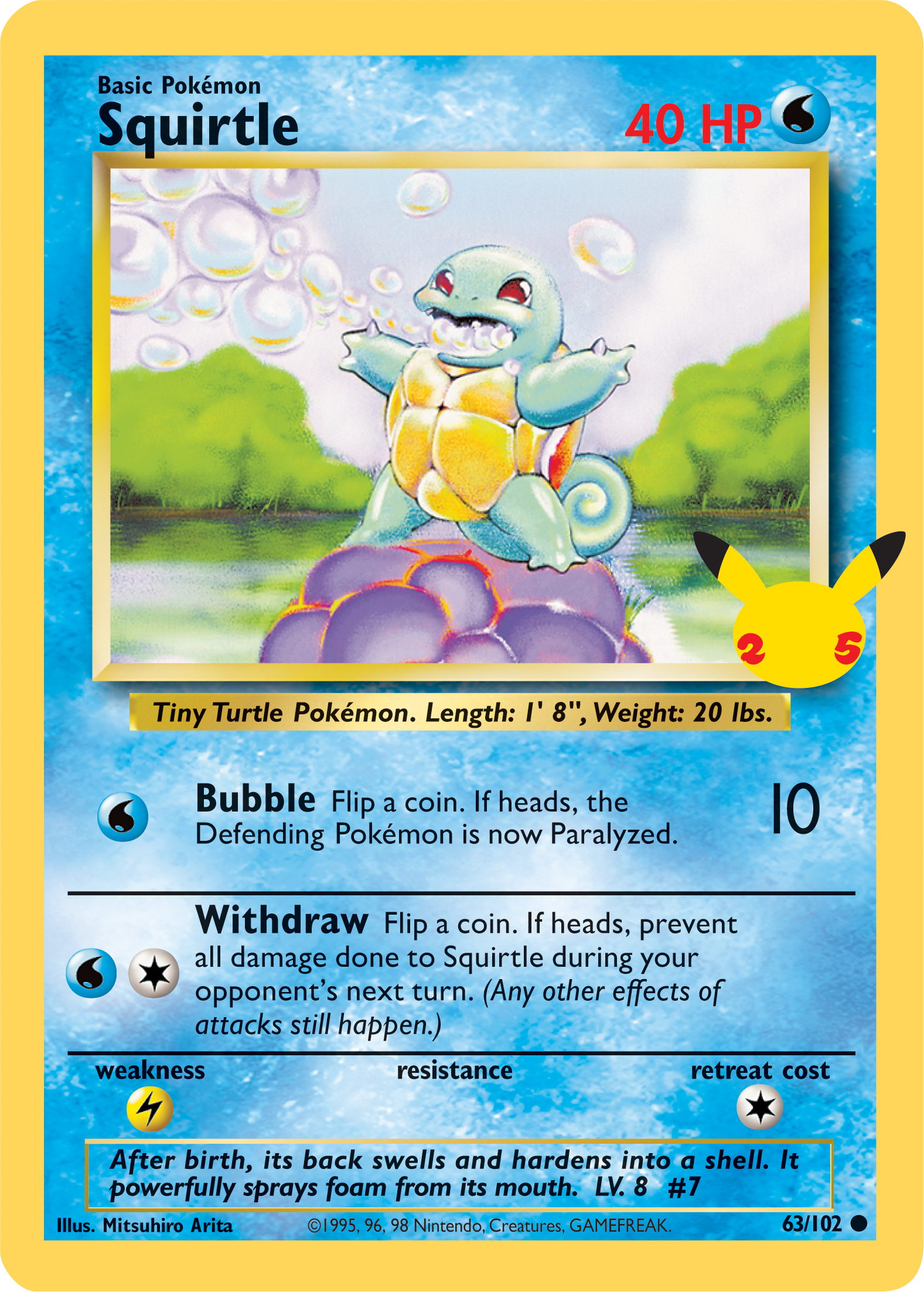 Squirtle (63/102) (Jumbo Card) [First Partner Pack] | Good Games Morley