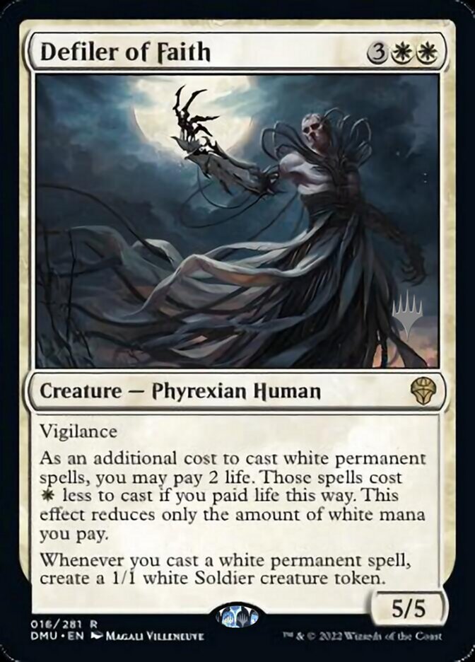 Defiler of Faith (Promo Pack) [Dominaria United Promos] | Good Games Morley