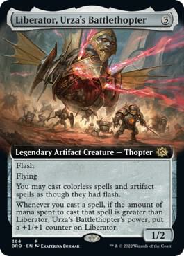 Liberator Urzas Battlethopter Extended Art 364/287 (The Brothers' War)  | Good Games Morley