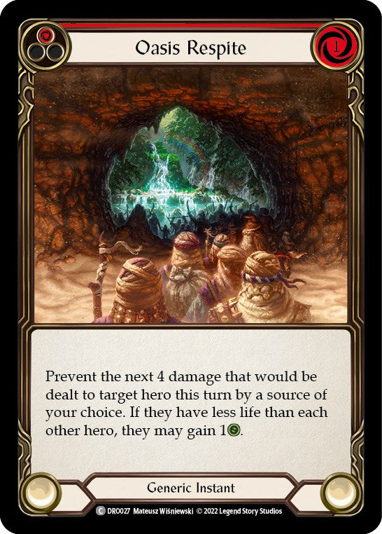 Oasis Respite [DRO027] (Uprising Dromai Blitz Deck) | Good Games Morley