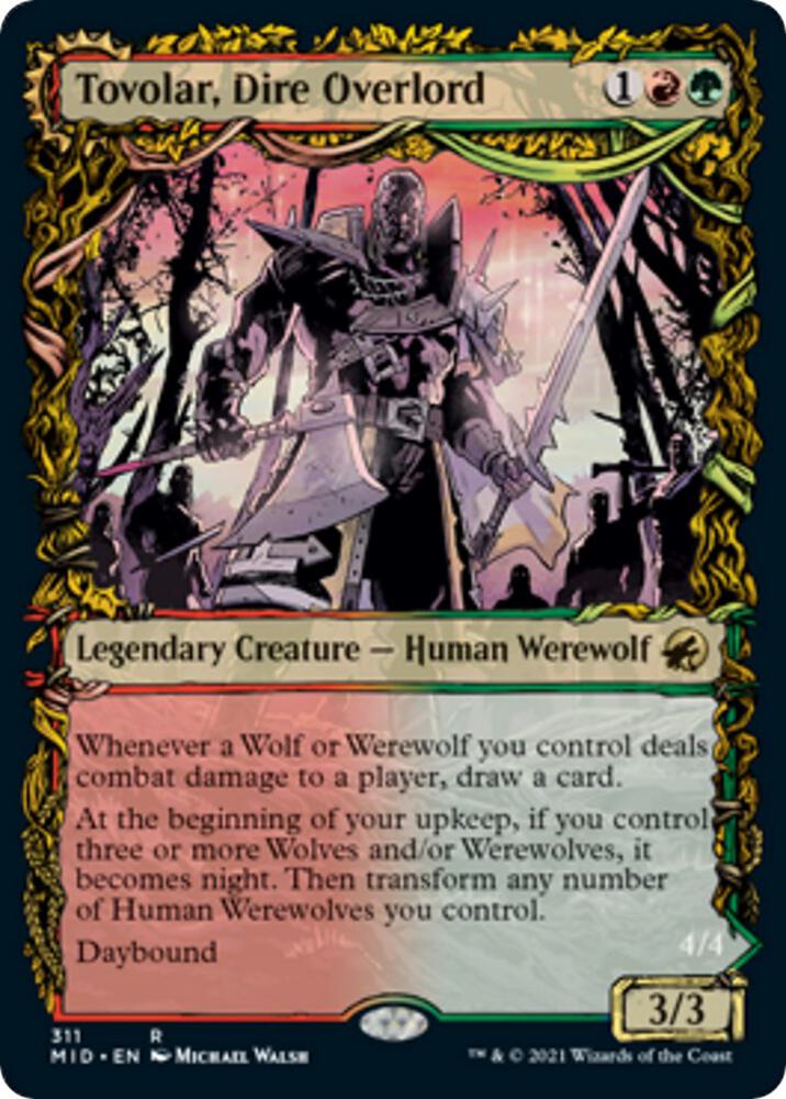 Tovolar Dire Overlord Showcase 311 (Innistrad: Midnight Hunt)  | Good Games Morley