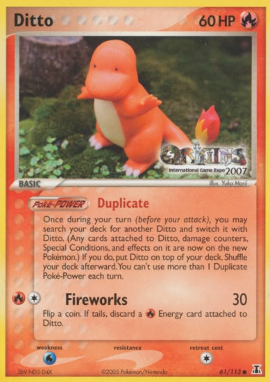 Ditto (61/113) (Origins Game Fair 2007) [EX: Delta Species] | Good Games Morley