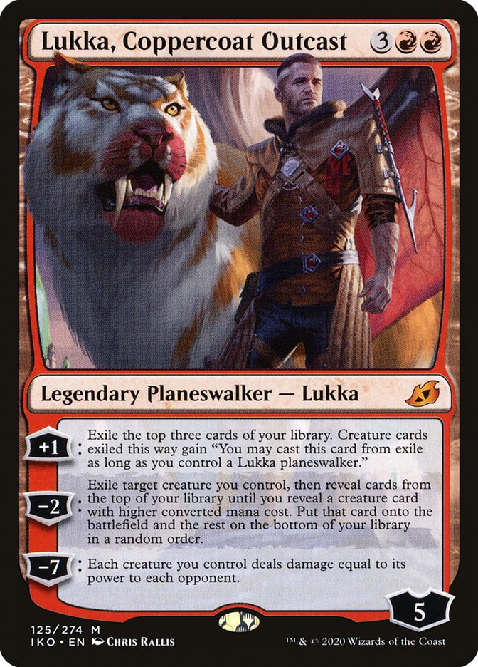 Lukka, Coppercoat Outcast 125/274 (Ikoria: Lair of Behemoths)  | Good Games Morley