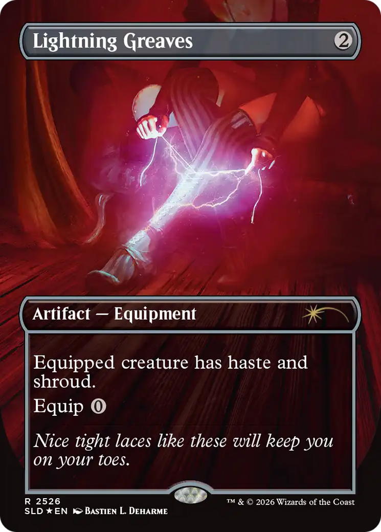 Lightning Greaves (2526) [Secret Lair Drop Series] | Good Games Morley