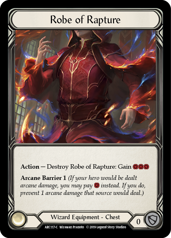 Robe of Rapture [ARC117-C] (Arcane Rising)  1st Edition Cold Foil | Good Games Morley