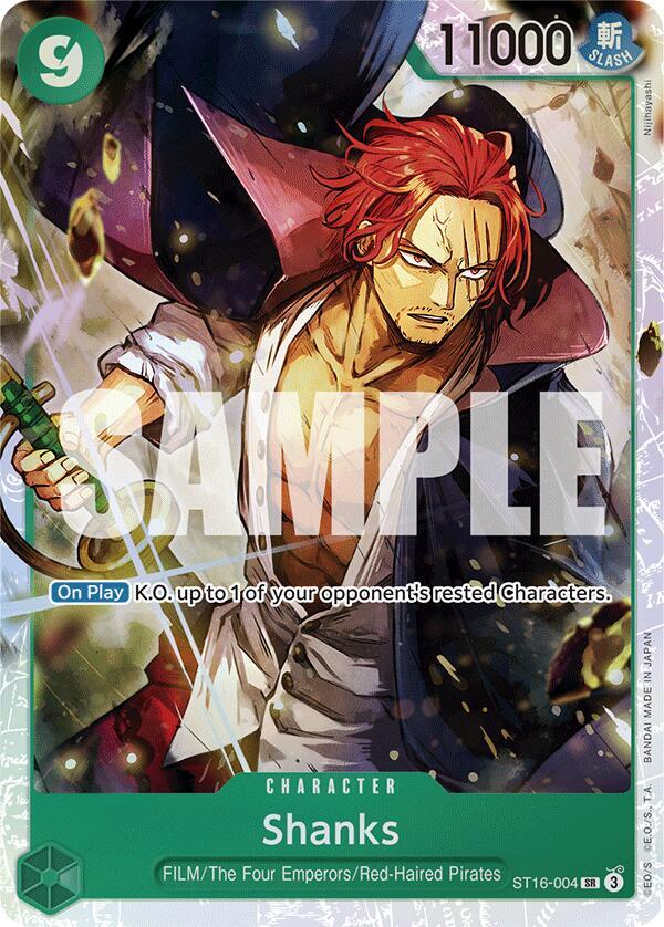 Shanks ST16-004 (Starter Deck 16: GREEN Uta)  - Foil | Good Games Morley